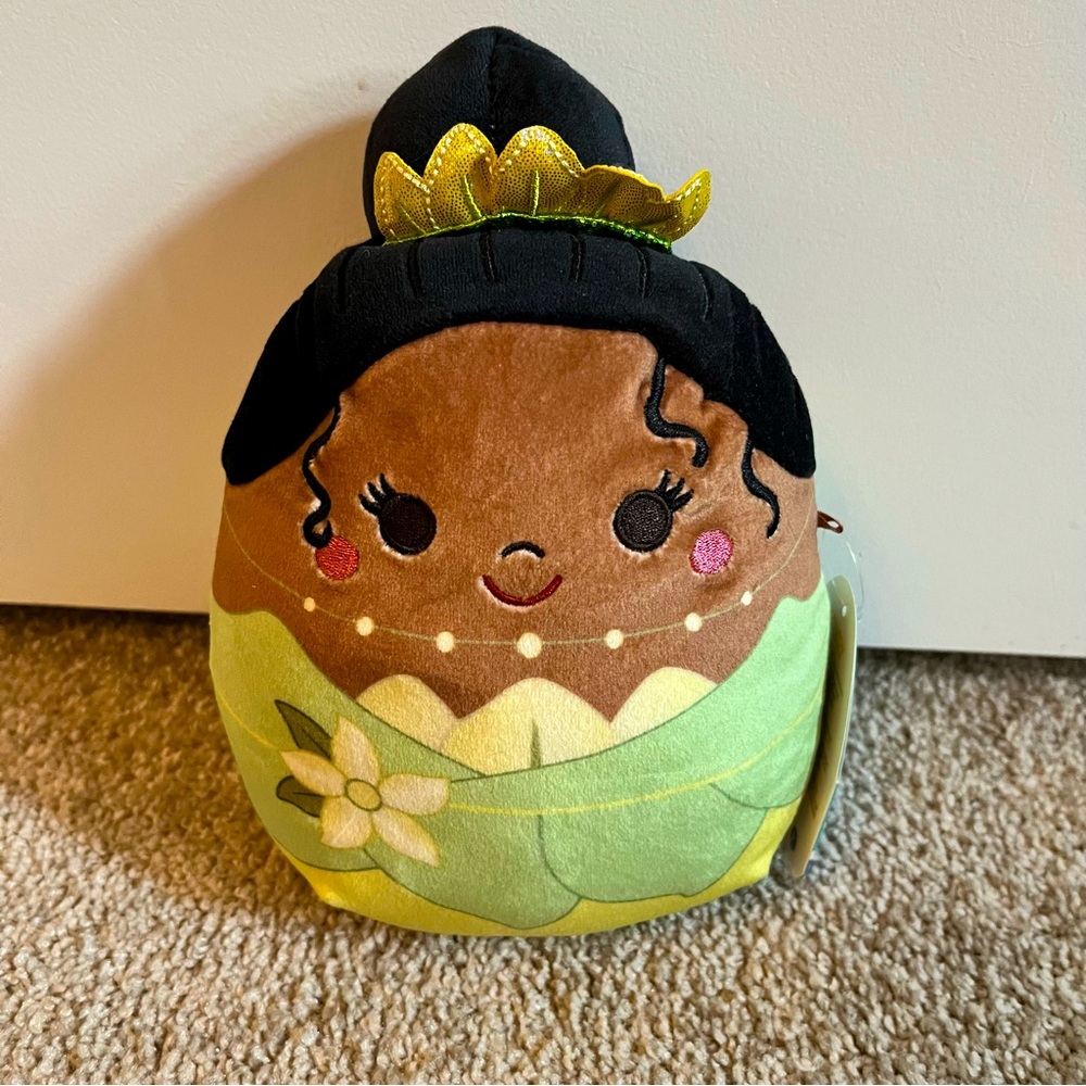 NWT Disney Princess Tiana Squishmallow 6.5” - Perfect Condition - Rare! 👑